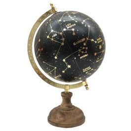 Globo Terraqueo Colonial DKD Home Decor Negro Dorado 20 x 33 x 20 cm (2 Unidades) Precio: 37.50000056. SKU: S3018764