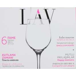 Set de 6 Copas para Vino/Agua 480 cc FAME - Lav (4 Cajas) Set de 6 Copas para Vino/Agua 480 cc FAME - Lav (4 Cajas)