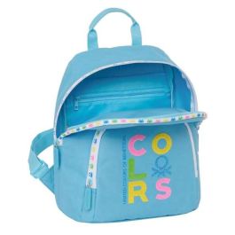 Mochila Benetton Spring Mini Celeste 25 x 30 x 13 cm Mochila Benetton Spring Mini Celeste 25 x 30 x 13 cm