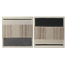 DKD Home Decor Cuadro Abstracto Marron Negro 4.5 x 102 x 102 cm (2 Unidades) Lienzo y PS Precio: 185.79000055. SKU: B16TDQW8D4