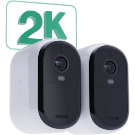 Arlo ARL1712771610130 Cámara de Vigilancia Essential2 XL 2K con Visión Nocturna por Infrarrojos Inalámbrica 4 en 1