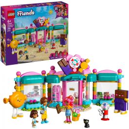 LEGO 42649 Tienda de Golosinas Heartlake City Friends, Set de Construcción con Minipersonajes y Gato para Niñas +6 Años
