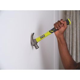 Ryobi RYO4892210222572 Martillo de Orejas Curvo, Mango Fibra de Vidrio 560g