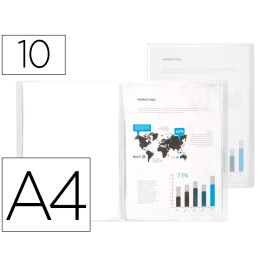 Liderpapel Carpeta Escaparate 47484 10 Fundas Polipropileno Traslúcida DIN A4 Transparente Precio: 1.9941768. SKU: B1DA49CXPH