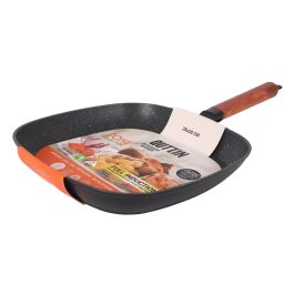 Asadora de aluminio forjado 28x28 cm Full Doha - Inde (6 Unidades) Asadora de aluminio forjado 28x28 cm Full Doha - Inde (6 Unidades)