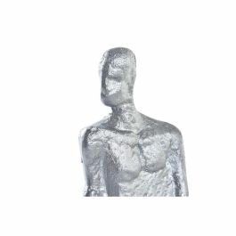 DKD Home Decor Figura Hombre Moderno de Hierro y Mármol Plateado y Negro 12x28x11 cm (2 Unidades) DKD Home Decor Figura Hombre Moderno de Hierro y Mármol Plateado y Negro 12x28x11 cm (2 Unidades)