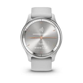 Garmin vivomove Trend Reloj Inteligente 40mm Plata con GPS y Pantalla Táctil LCD