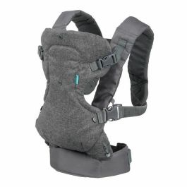 Infantino Portabebé Ergonómico Flip 4 en 1 gris de Poliéster - Ajustable desde nacimiento (3.6-14.5 kg) con soporte cabeza y cuello Precio: 45.50000026. SKU: B18LG48MFF
