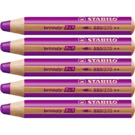 Stabilo Lápices De Colores Woody 3 En 1 Lila Estuche 5 Ud Precio: 6.7899997. SKU: B1GNRLFLDY