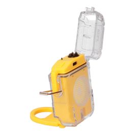 Edm Linterna Firestrike LED 500 lm 5W Recargable con Mechero de Plasma, Gancho e Imán, USB-C, IP44, 59x30x73mm