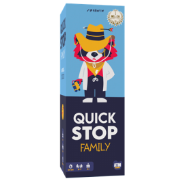 La Caja Juego Mesa Quick Stop Family LCQF01ES Juego de Mesa para 2-7 Jugadores a partir de 6 Años Duración 15 Minutos Español Precio: 20.59000009. SKU: B1ESCSM7TX