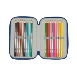 Portatodo Safta Azul oscuro 12,5 x 19,5 x 5,5 cm 37 Piezas