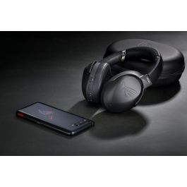Asus ROG Strix Go BT Auriculares Gaming con Cancelación Ruido Activa ANC, Bluetooth, Virtual 7.1, Micro AI, aptX Adaptive, Negro