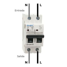 Revalco Magnetotérmico 1 Polo + Neutro 10A Blanco 400V