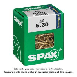 Spax 4081020500307 Caja 125 unid. Tornillo para Madera Cabeza Plana Yellox 5,0x30mm Rosca Completa 4CUT Z2 Precio: 8.49999953. SKU: S7913926