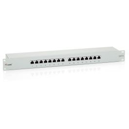 EQUIP 326316 Patchpanel 16 Puertos RJ45 Cat6 FTP Montaje en Bastidor 1U Gris Precio: 98.59000019. SKU: B18MXDB2SE