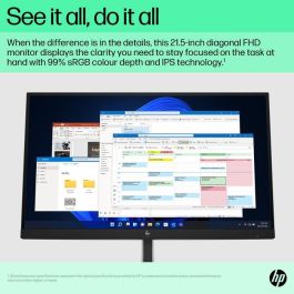 HP Monitor E22 G5 / 21,5" / FHD / HDMI-DisplayPort-USB(A)-USB(B) / Regulable Altura HP Monitor E22 G5 / 21,5" / FHD / HDMI-DisplayPort-USB(A)-USB(B) / Regulable Altura