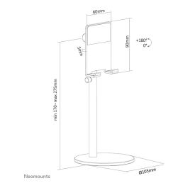 Soporte Neomounts DS10-200SL1 Plata