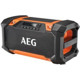 Radio - AEG POWERTOOLS - BRSP18-0 - 18V - Bluetooth - Alcance 30m - 30W - AM/FM - Pantalla LCD - IP54 - Sin batería ni cargador