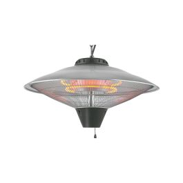 Edm Estufa de cuarzo de exterior 2100W para techo con 3 niveles de potencia