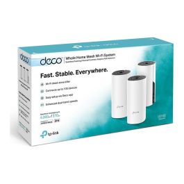 TP-Link Deco M4 AC1200 Sistema Wi-Fi Mesh para Toda la Casa (Paquete de 3 unidades) - Wi-Fi 5 (802.11ac) Dual Band, Blanco Precio: 147.49999946. SKU: S0227523