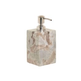 DKD Home Decor Dosificador de Mármol Moderno Marrón y Blanco 7.5x7.5x18 cm Precio: 8.99010277. SKU: B1CDG7ET5N