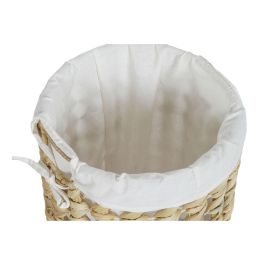 Cesta Ropa Balines DKD Home Decor Natural Blanco 46 x 69 x 46 cm Set de 3