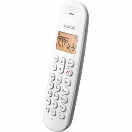 Logicom LOG3483071500216 Teléfono fijo inalámbrico DECT ILOA 155T SOLO con contestador automático Taupe