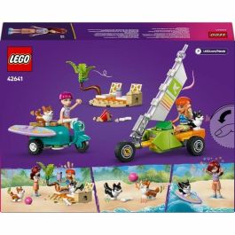 Lego 42641 Perros Surfistas y Aventuras en Scooter - Juguete Interactivo LEGO Friends con Corgis