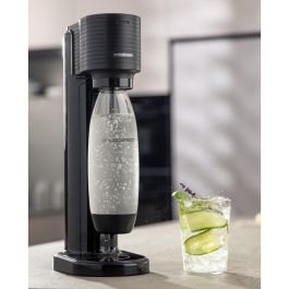 SodaStream GAIA Carbonatadora Negro Fácil de Usar Incluye Botella de Carbonatación