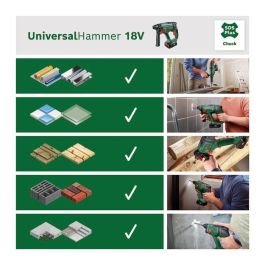 Taladro percutor UniversalHammer de 18 V (solo) + adaptador SRE Taladro percutor UniversalHammer de 18 V (solo) + adaptador SRE