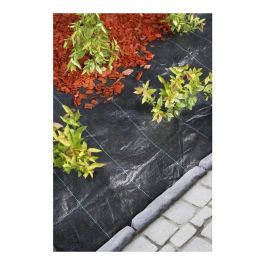 Nature Malla Antihierbas de Polipropileno Tejido 100 g/m² para Jardín y Paisajes - Control de Malas Hierbas y Humedad 3,30x5m Negra