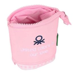 Estuche Cubilete Benetton Vichy Rosa (8 x 19 x 6 cm) Estuche Cubilete Benetton Vichy Rosa (8 x 19 x 6 cm)