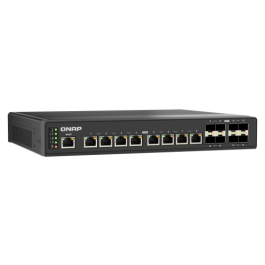 QNAP QSW-IM3216-8S8T Switch Gestionado 10G Ethernet 16 Puertos (8xRJ-45, 8xSFP+) Negro QNAP QSW-IM3216-8S8T Switch Gestionado 10G Ethernet 16 Puertos (8xRJ-45, 8xSFP+) Negro