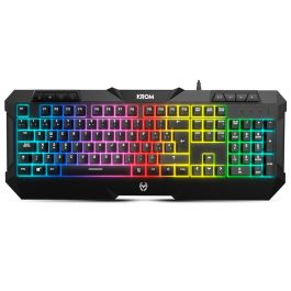 KROM Pack Gaming Kunai, Teclado led , ratón 7200 dpi y alfombrilla
