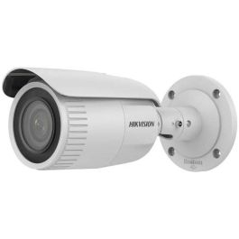 Hikvision Cámara IP bullet 4MP, lente varifocal 2.8-12mm, IR 50m, WDR, H.265+, IP67, PoE, micrófono, ranura SD