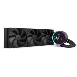 NZXT Kraken Elite 360 RGB RL-KR36E-B2 Sistema de refrigeración líquida todo en uno con pantalla LCD, 12 cm, Negro, compatible con Intel y AMD