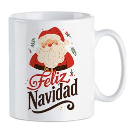 Caison Taza Papa Noel 330 ml para Regalo, apta lavavajillas