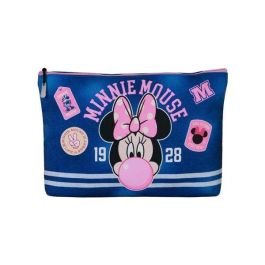 Karactermania Neceser Soleil Minnie Mouse Varsity 30,5 x2 x22,5 cm Poliester Azul