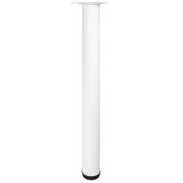HERRAJES ALK Pata de Mesa Regulable VIGO Ø60 H710 Acero Blanco, Negro, Gris y Cromo para Escritorio y Cocina Precio: 21.49999995. SKU: B12YDV9BKH