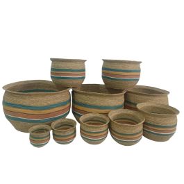 DKD Home Decor Macetero árabe Firope de fibra, multicolor, 75 x 75 x 47 cm, Set de 10 Precio: 198.50000027. SKU: B1G4KP2S2L