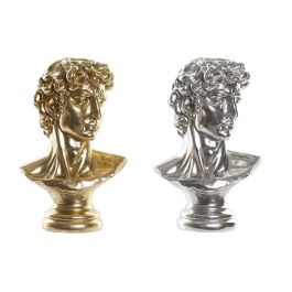 DKD Home Decor Figura Neoclásico Dorado Plateado Resina Busto Clásico 24.5 x 17.5 x 36 cm (2 Unidades) Precio: 34.64472. SKU: S3029938
