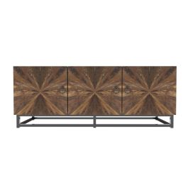 Mueble de TV Home ESPRIT Negro Natural 135 x 40 x 55 cm