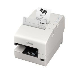 Epson OmniLink TM-H6000VI TM-H6000V-203 Impresora TPV Multifunción con Procesamiento de Cheques USB Blanca