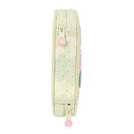 Estuche Escolar con Accesorios Glow Lab Magic flow Beige 12.5 x 19.5 x 4 cm (28 piezas)