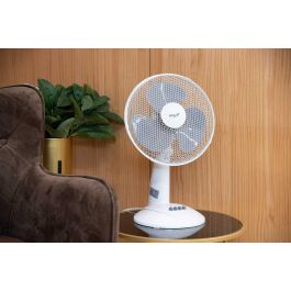Argon Ventilador de Mesa 45W, 27x51x33.5 cm, 3 Velocidades, Giro 75º, Blanco Argon Ventilador de Mesa 45W, 27x51x33.5 cm, 3 Velocidades, Giro 75º, Blanco