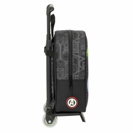 Mochila Escolar con Ruedas The Avengers Vendetta Negro 22 x 27 x 10 cm