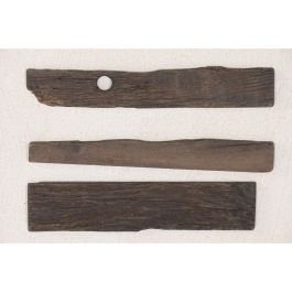 DKD Home Decor Cuadro Moderno de Madera Reciclada, Blanco y Negro, 52.5x52.5 cm (2 Unidades)