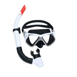 Gafas de Buceo con Tubo Bestway Blanco Gris Adulto (1 unidad) Gafas de Buceo con Tubo Bestway Blanco Gris Adulto (1 unidad)