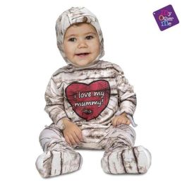 My Other Me Disfraz de Momia para Bebé, Talla 7-12 Meses, Incluye Pelele y Gorro